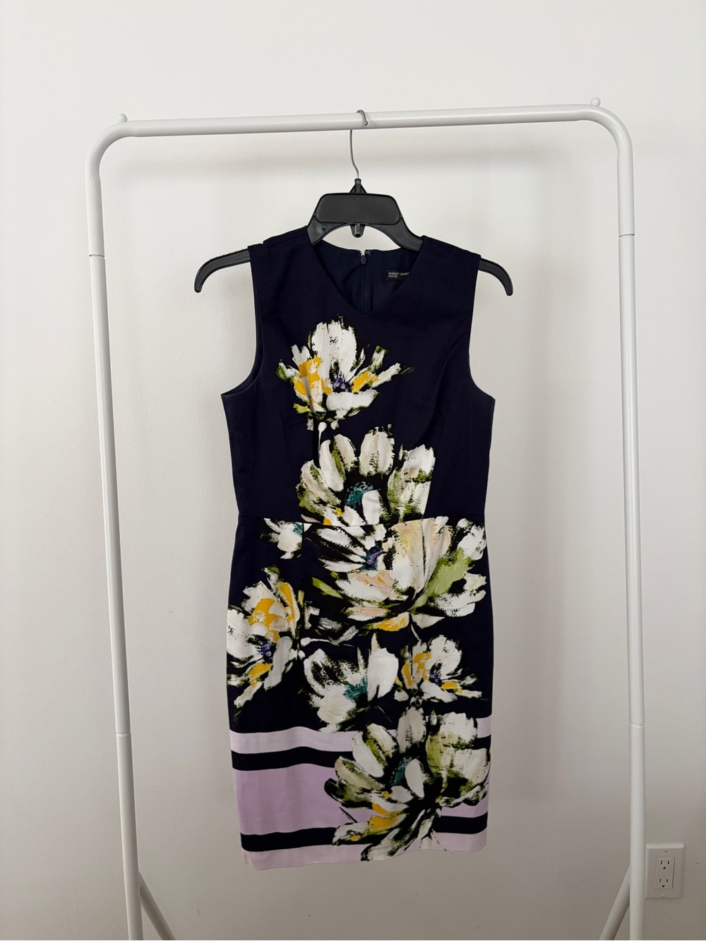 Maggy London Petite Navy Floral Dress